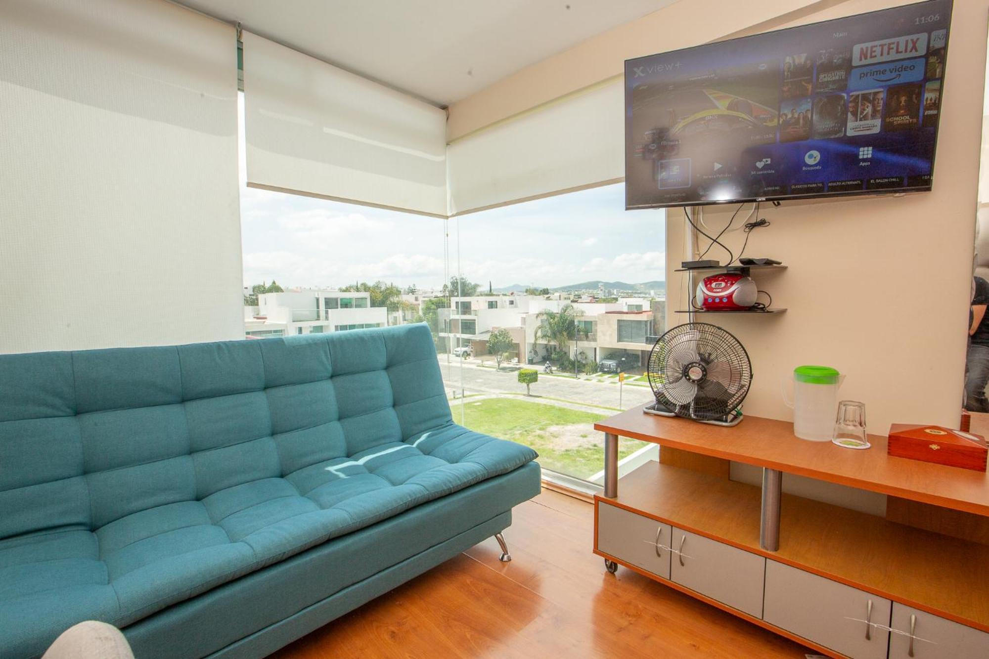 Habitacion Matrimonial Con Cama Y Sofa Para Cuatro Personas Tlaxcalancingo Eksteriør bilde