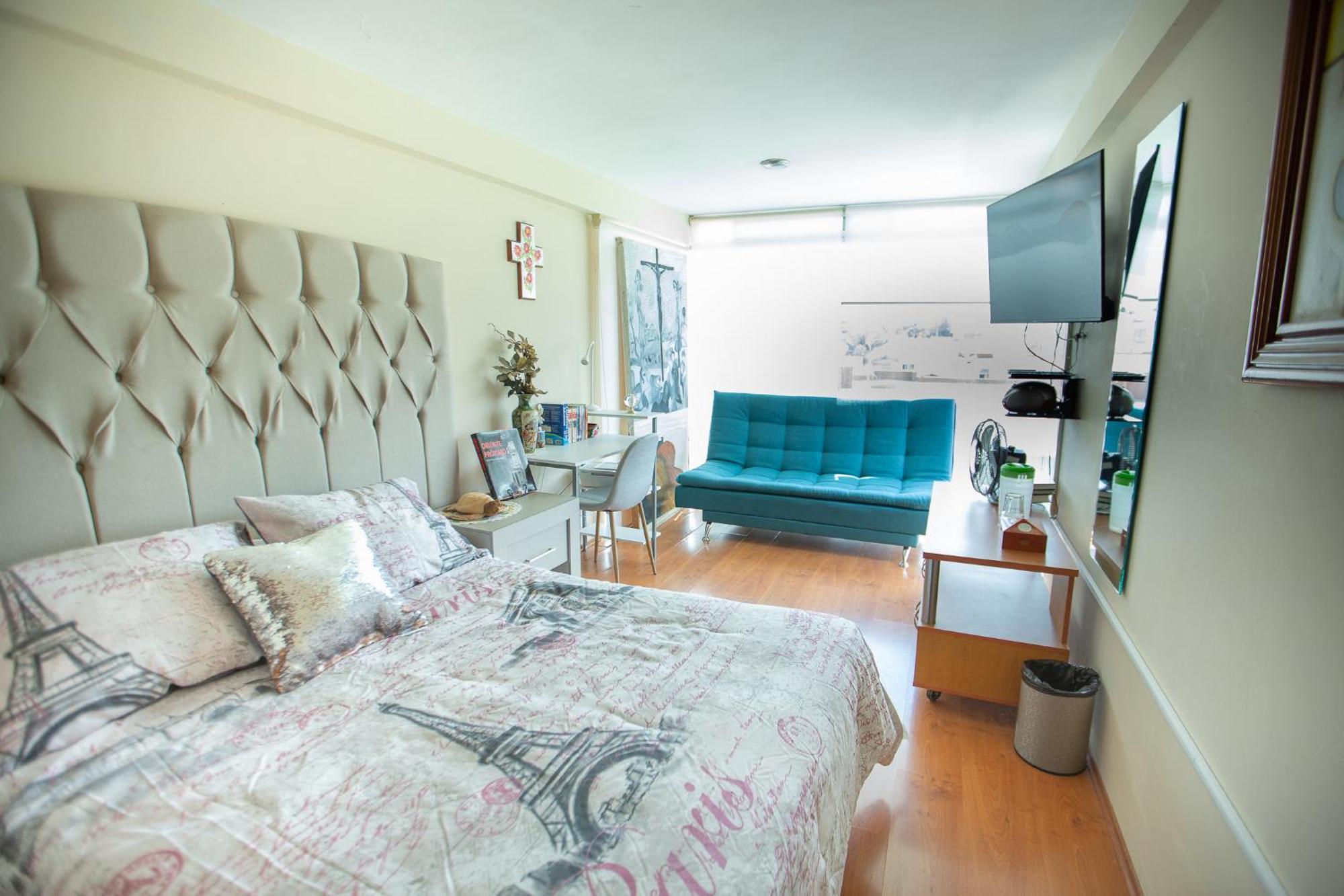 Habitacion Matrimonial Con Cama Y Sofa Para Cuatro Personas Tlaxcalancingo Eksteriør bilde
